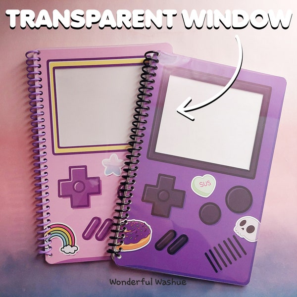 Handheld Game Ita Sticker Book | Reusable Sticker Book | Sticker Collection Book