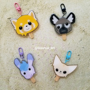 Retsuko and Friends Popsicle Acrylic Charms