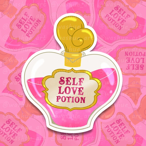 Self Love Potion  Vinyl Sticker | Magic Potion Sticker | Love Potion
