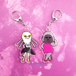 Washimi and Gori Acrylic Charms