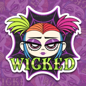 Wicked Creepie Vinyl Sticker | Growing Up Creepie Sticker