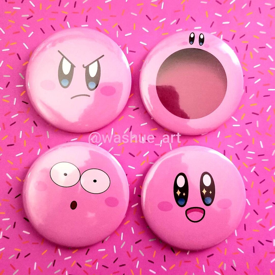 Kirby Buttons Etsy