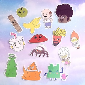 Kawaii ATHF Characters Vinyl Stickers