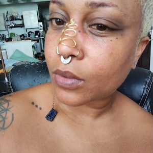 Gold Bridge Nose Cuffs *No Piercing Required* Nose Cuff Jewelry