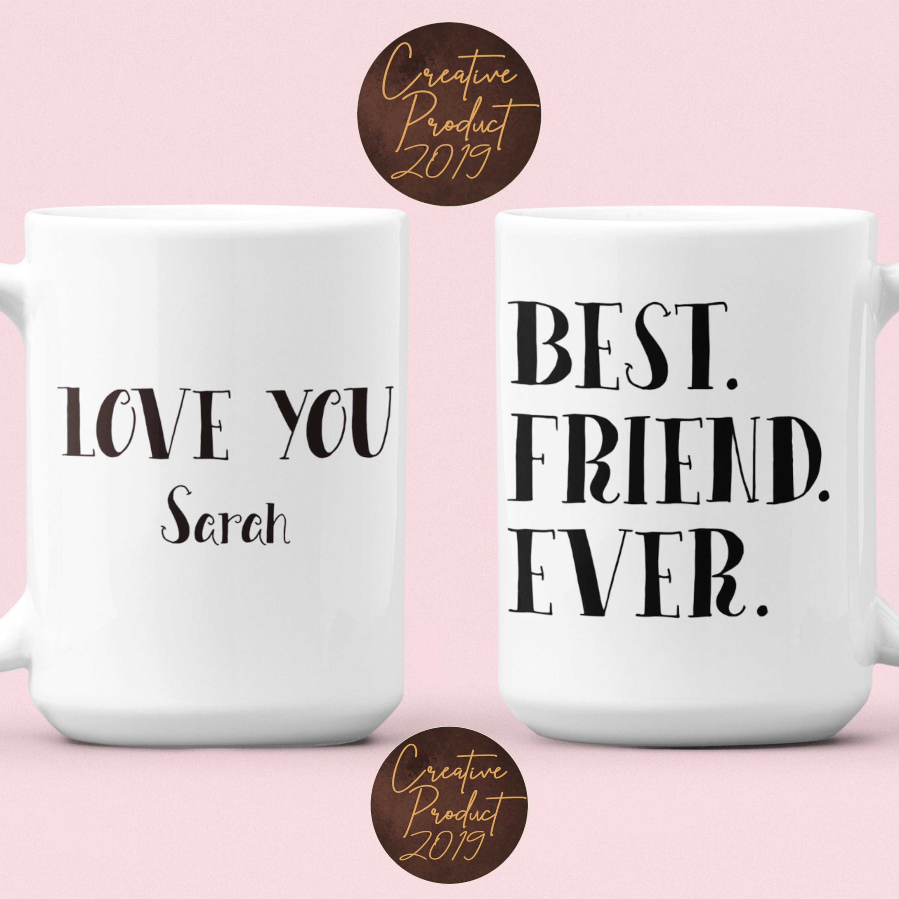 Personalized Name Best Friend Ever Bestie Custom Mug Gift for Best ...