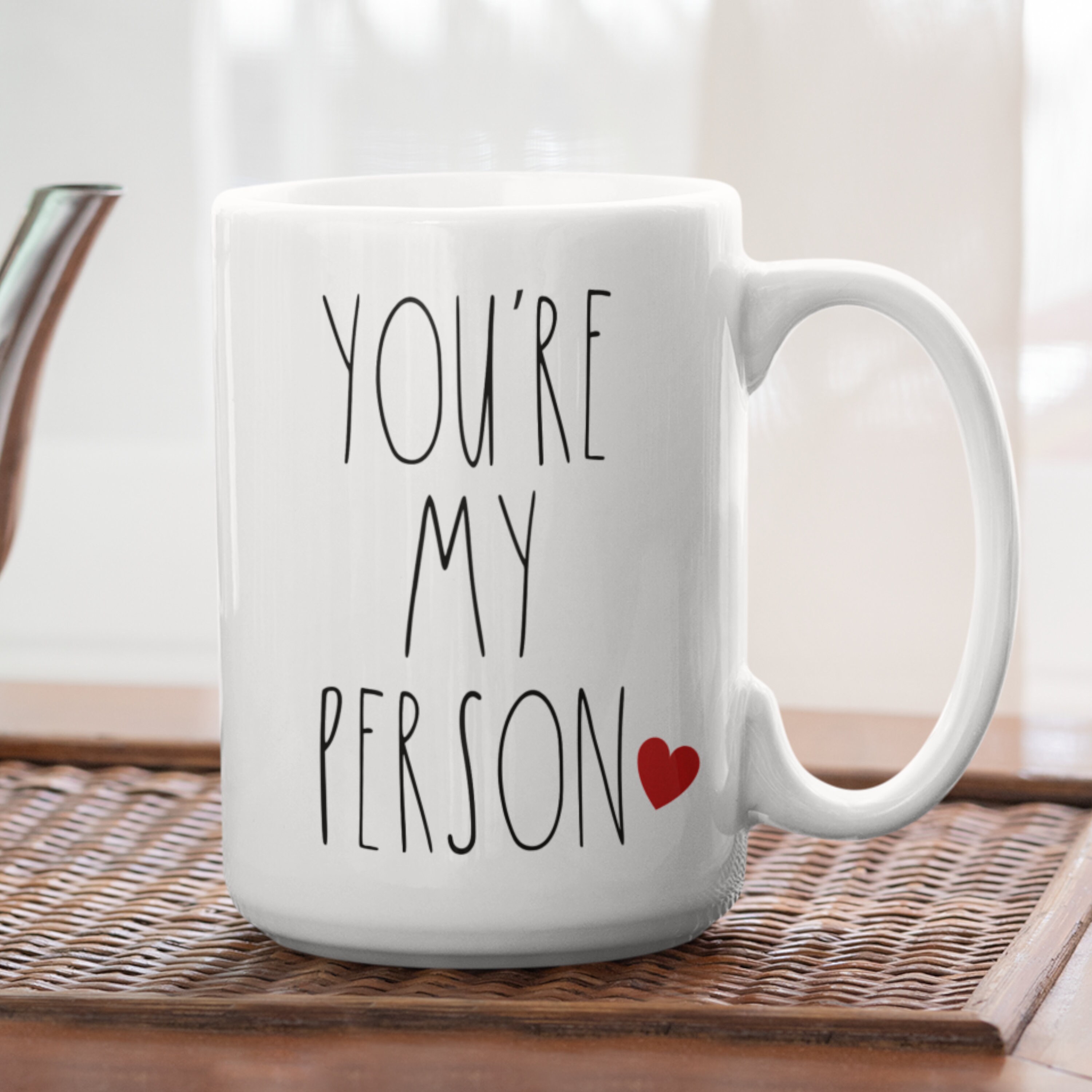Valentines Day You're My Person Rae Dunn Ceramic Mug I | Etsy