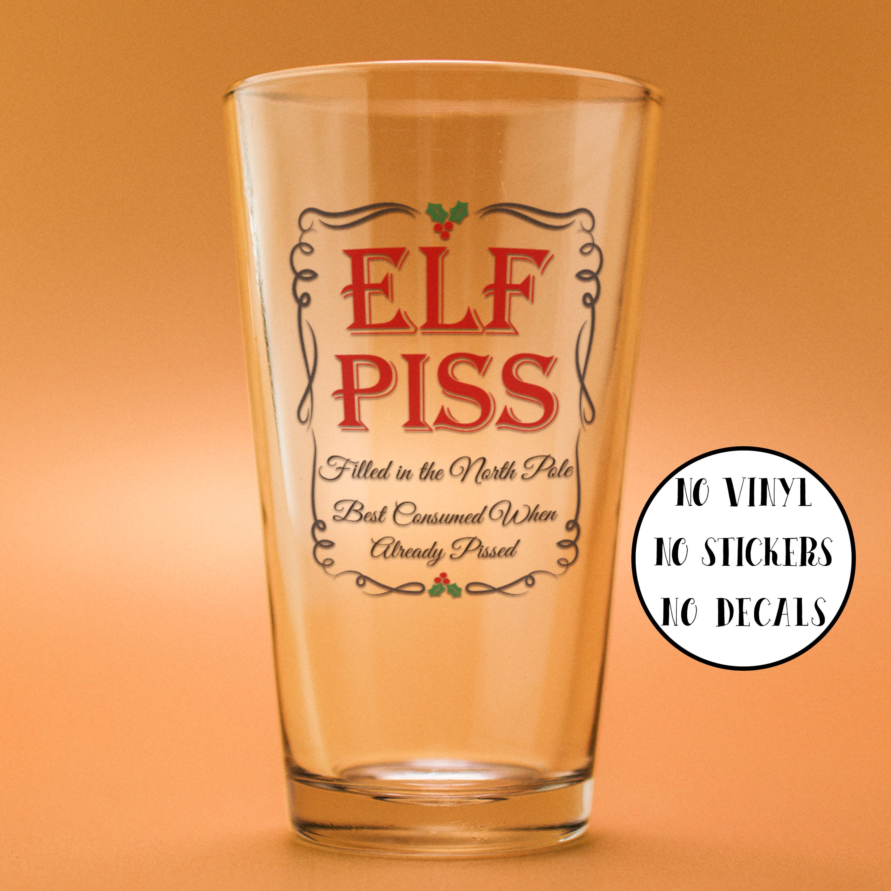 Elf Quotes 10-Ounce Tumbler Glasses Set of 4
