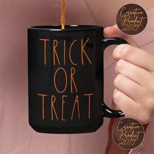 Rae Dunn Inspired Witchy Mug Trick or Treat Halloween Mugs Jack O Rae Dunn Inspired Witchy Mug Trick or Treat Halloween Mugs Jack O