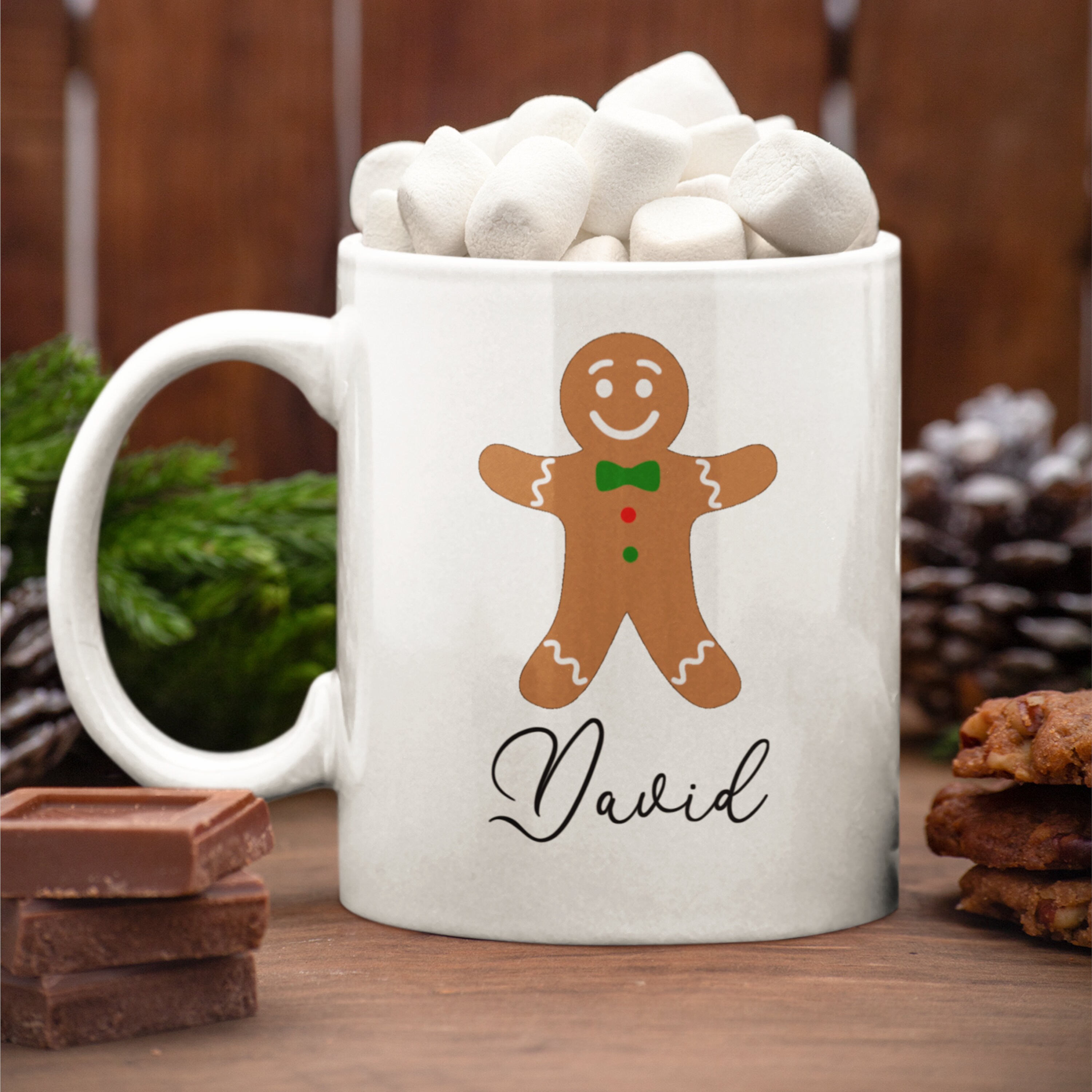 Girl or Boy Gingerbread Mugs - Gingerbread mugs, Christmas - Coffee Cu –  Budderstown Gifts - BTG