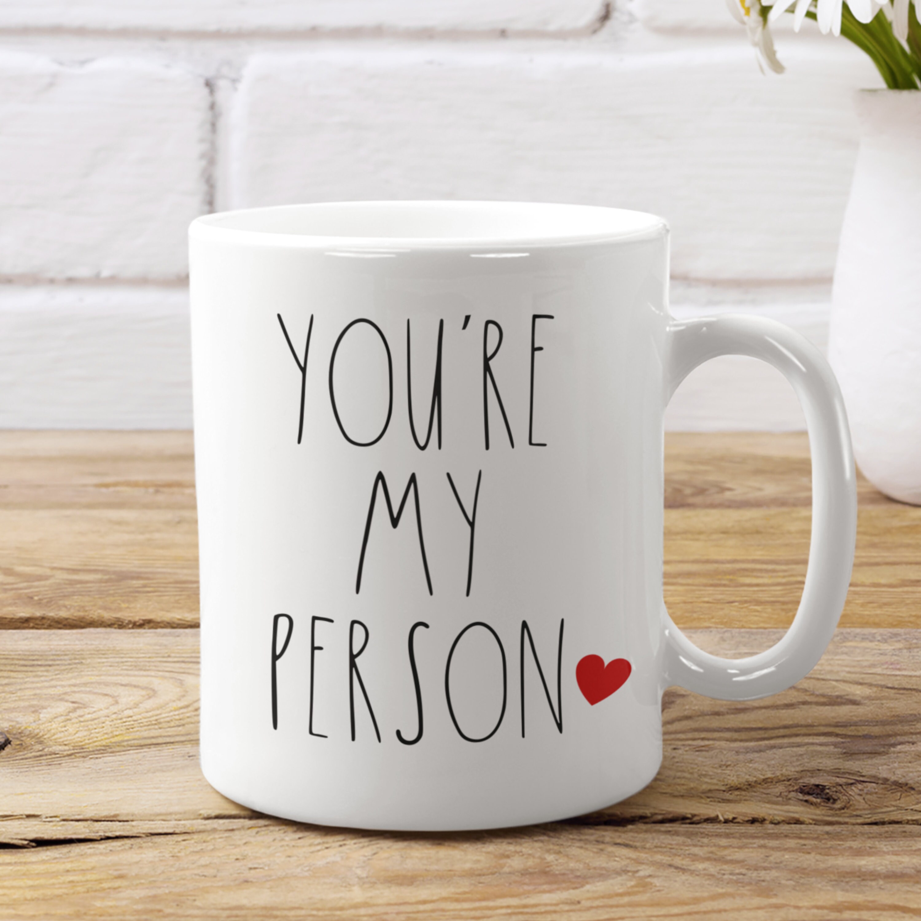 Valentines Day You're My Person Rae Dunn Ceramic Mug I | Etsy