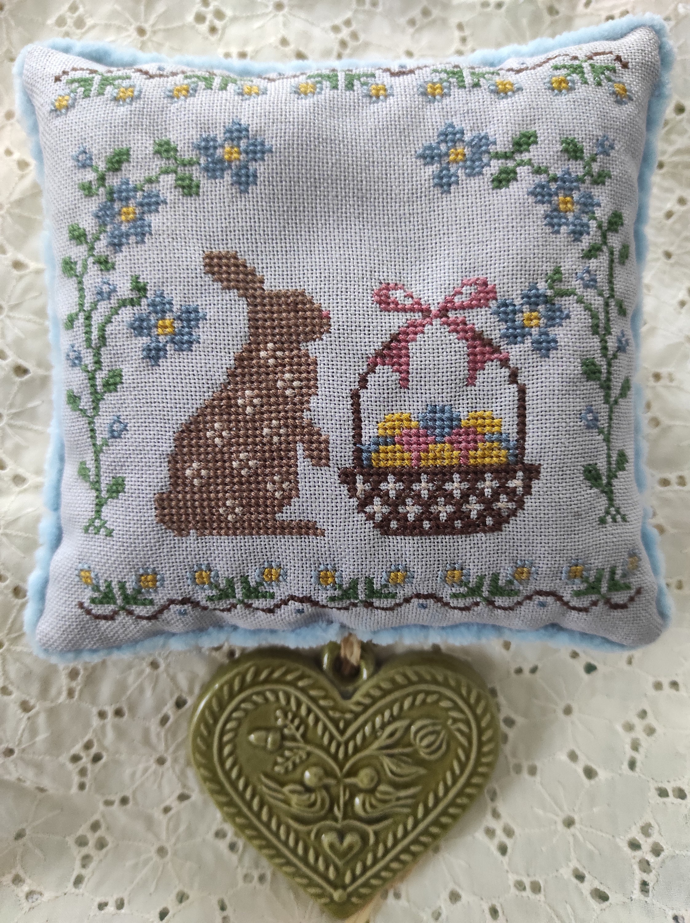 Easter Morning, Happy Bunny Year, Original Cross Stitch Pattern, PDF ...