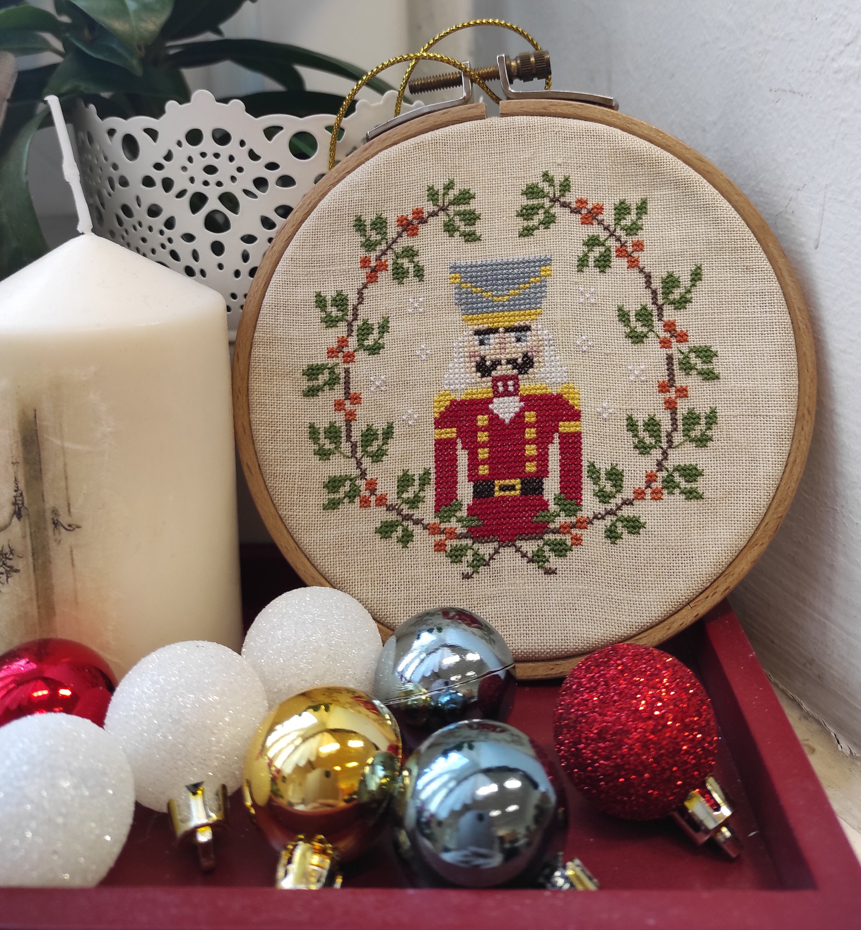 The Nutcracker (red)/original Cross Stitch Design / PDF, Small Cross ...
