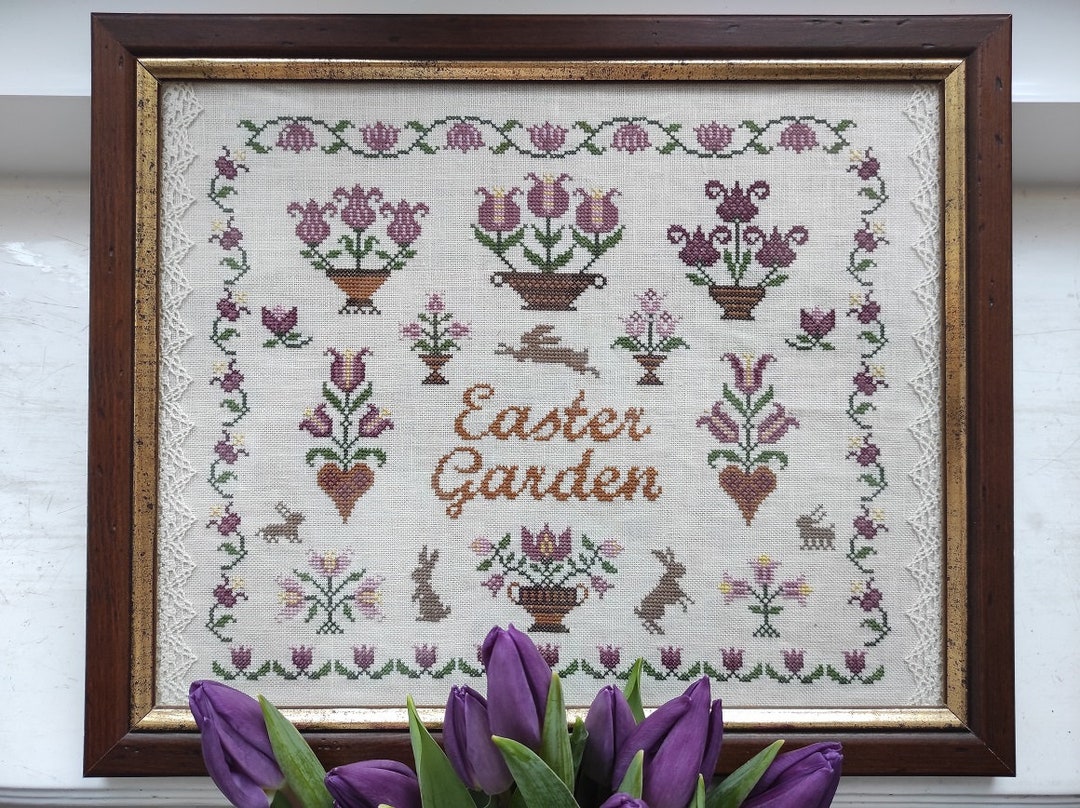 Easter Garden Sampler / Original Cross Stitch Design / PDF Pattern ...
