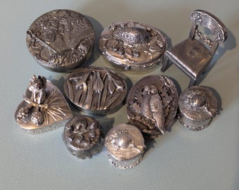 Silver Scenes Box: Welsh Countryside Poem Inscribed Trinket Box
