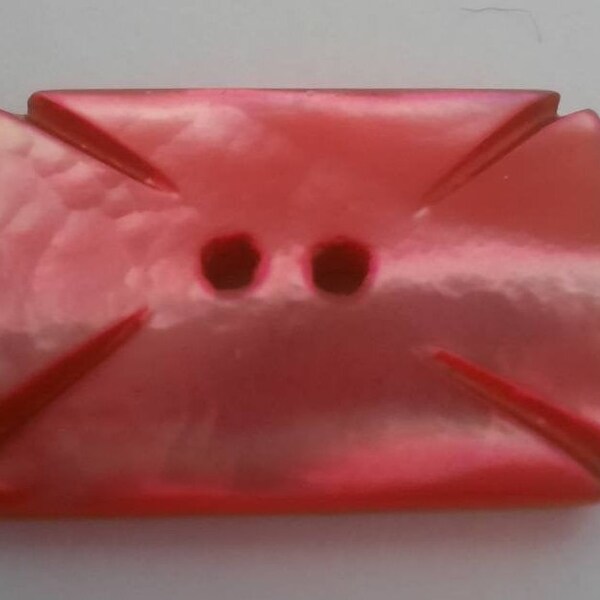 Rectangular Shell Button - Etsy