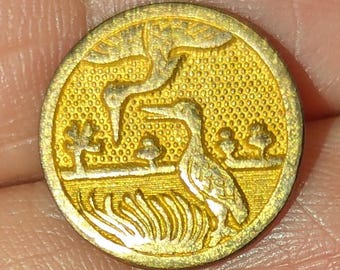 軍服ボタン – ロシア帝国 1829–1862 – 手榴弾シンボル – トレブル金箔