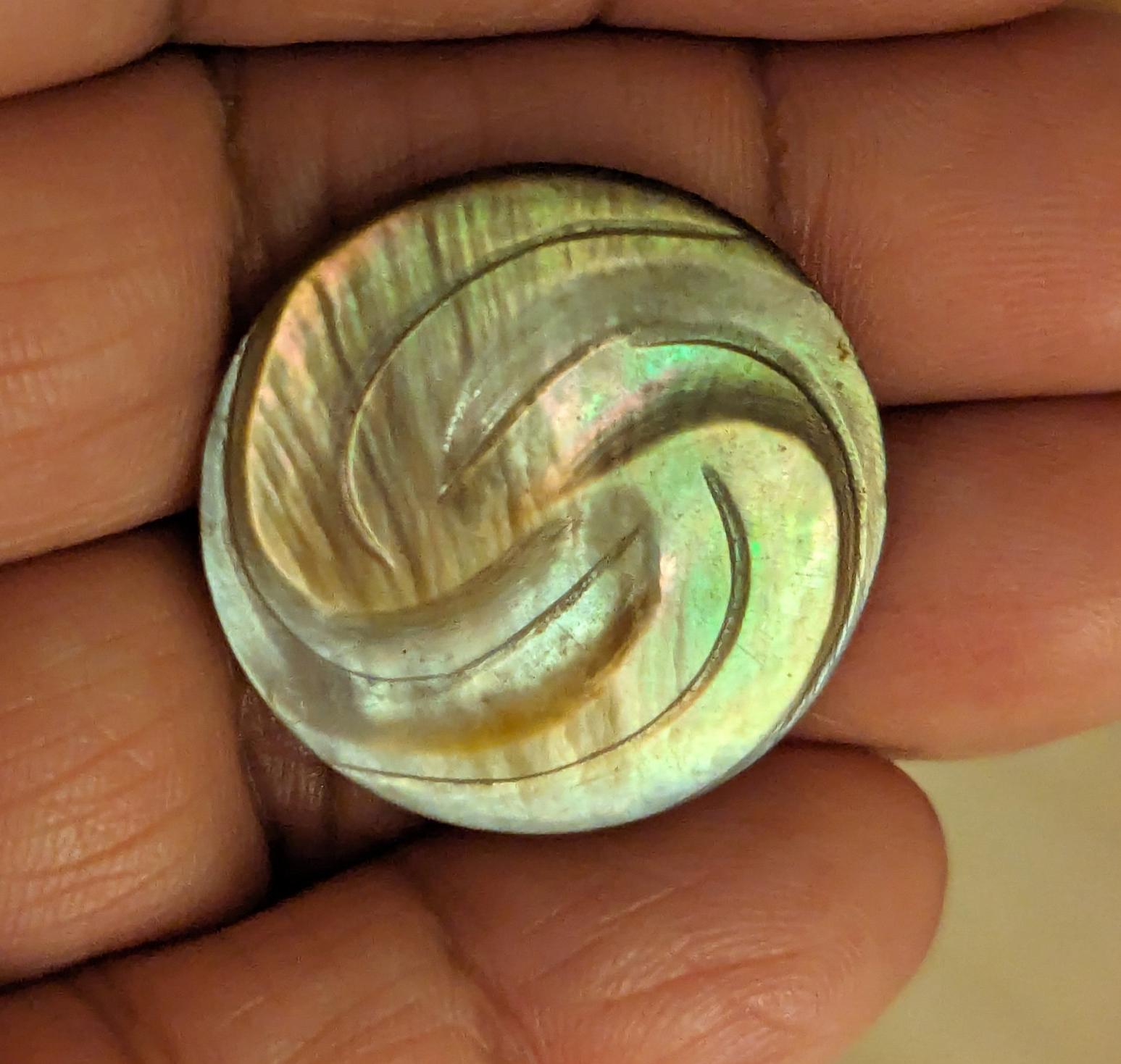 Spiral Glass paperweight (JAS) Spiral Glass paperweight (JAS)