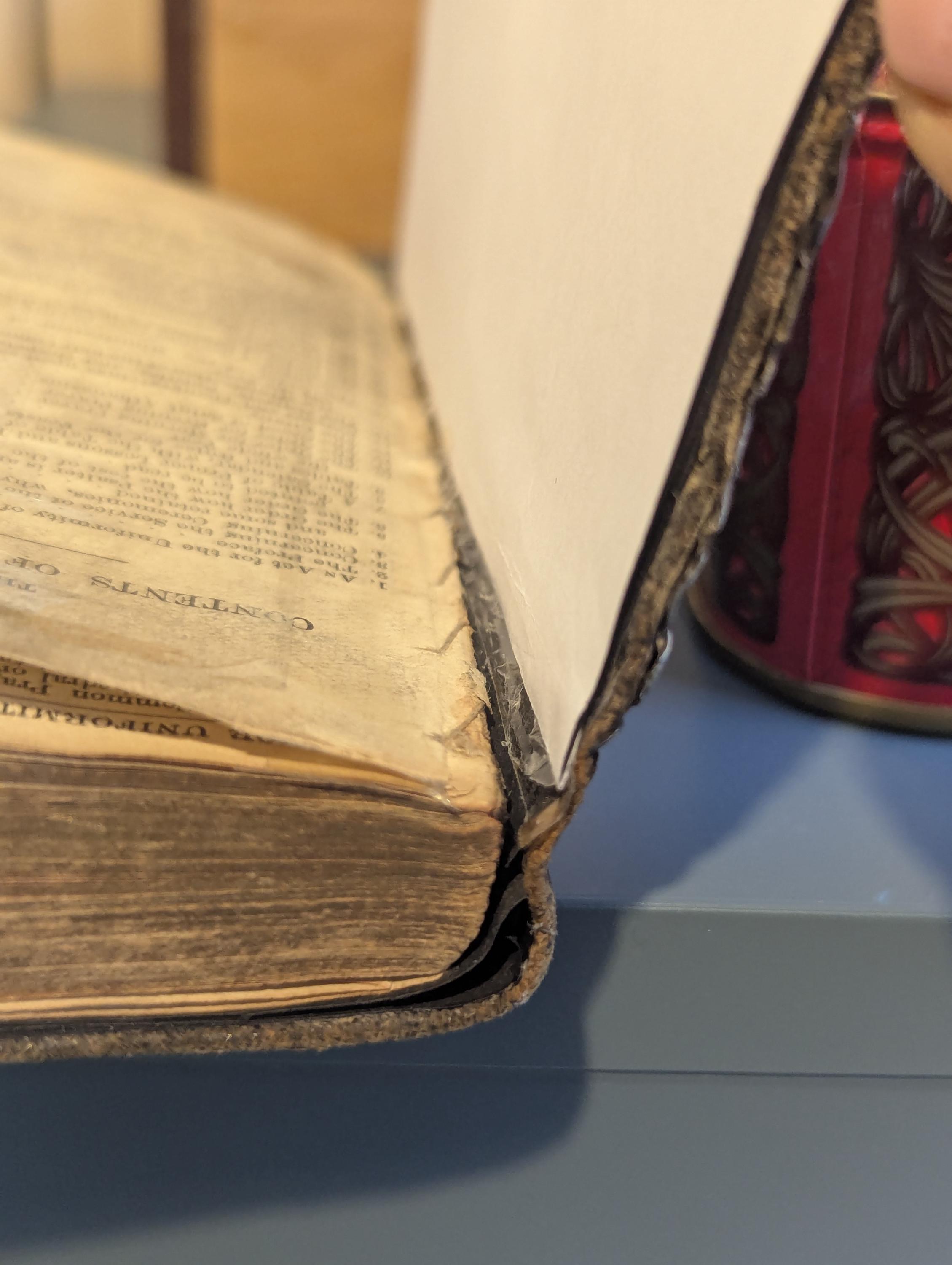 Repousse Book Victorian Nouveau Book of Common Prayer With Hallmarked Silvered ...