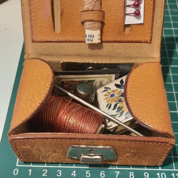 Vintage sewing kit.