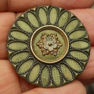 Buttons Antique Mirror Backs X 4. 1.cm Diameter. - Etsy