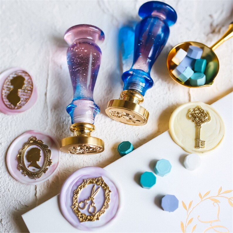 Starry Sky Wax Seal Stamp Custom Wax Seal Stamp With Size & Etsy