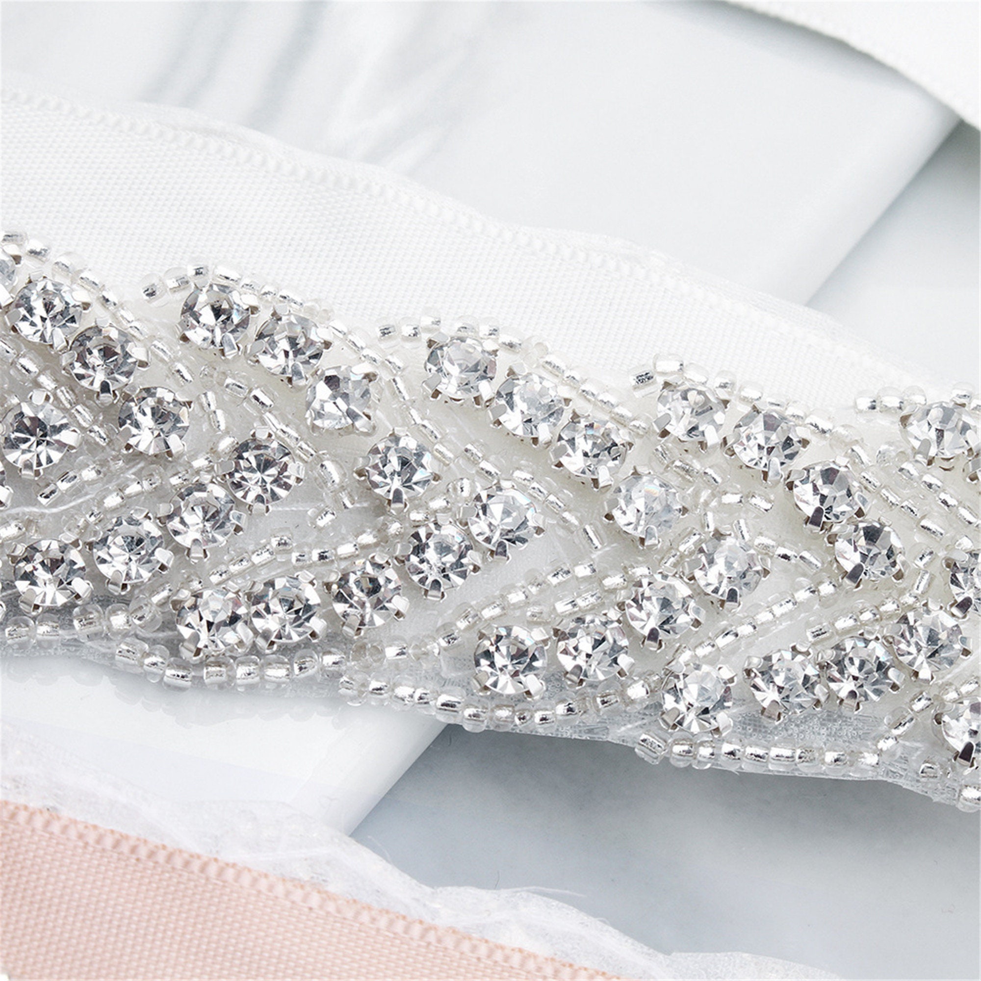 Ivory Wedding Belt Wedding Sash Crystal Bridal Sash Crystal | Etsy