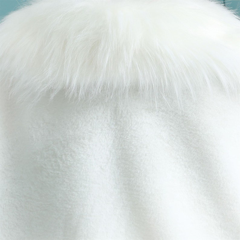 Ivory Faux Fur Wrap Faux Fur Shrug Wedding Dress Wrap - Etsy