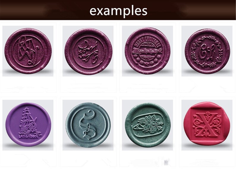 Wax Seal Stamp Custom Wax Seal Stamp With Size and Shape Etsy