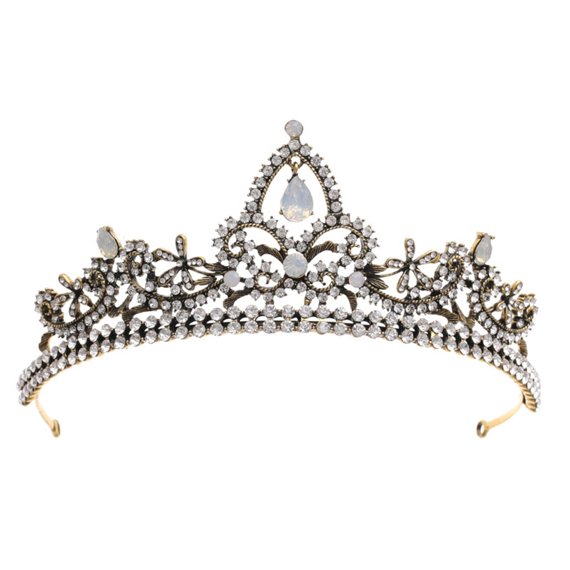 Classic Purple Rhinestone Wedding Crown Bridal Crown Vintage | Etsy