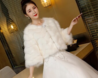 Bridal Fur Coat - Etsy