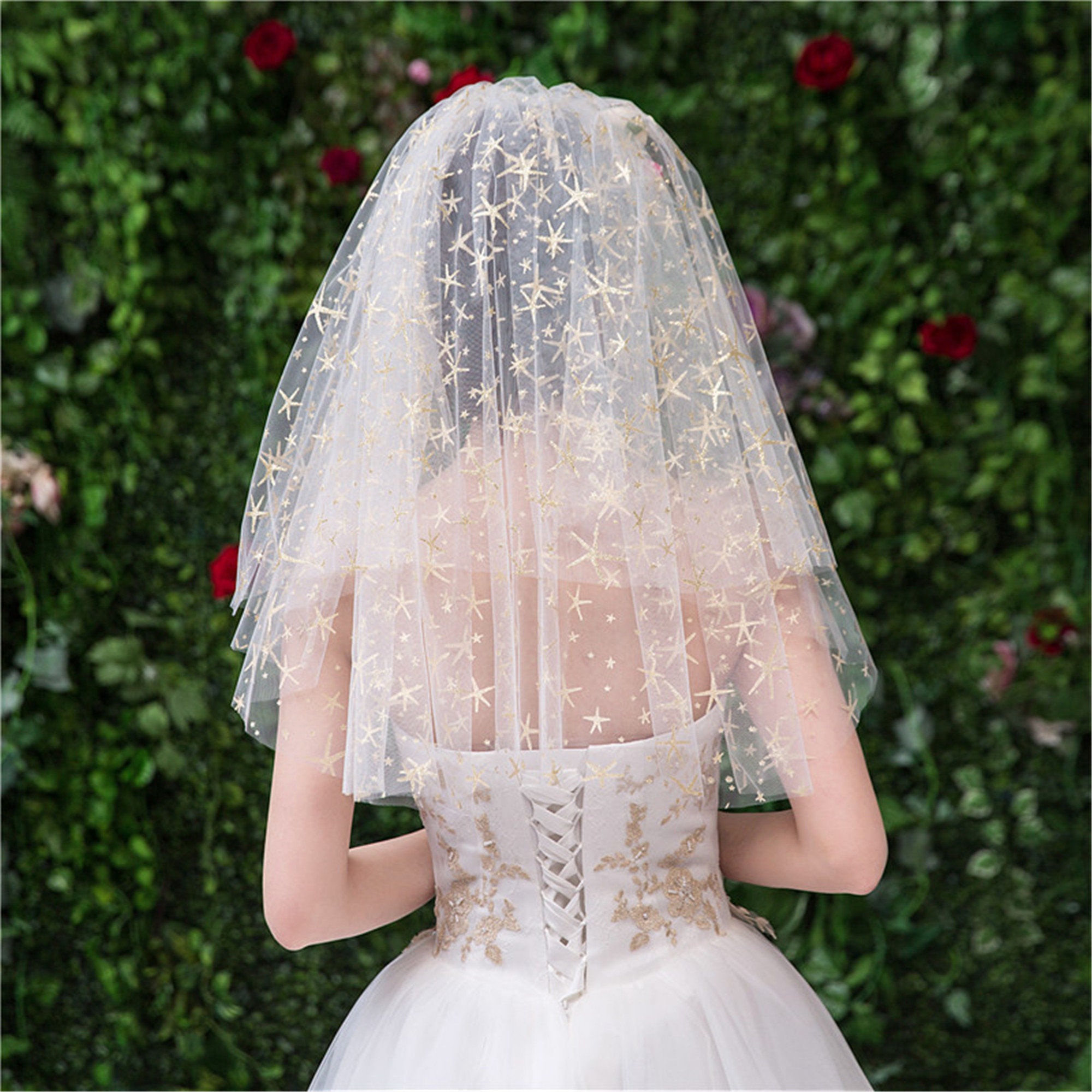 Veil Weights Starfish Veil Weights Bridal Elegant Wedding 