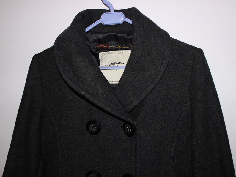 burberry gray wool coat
