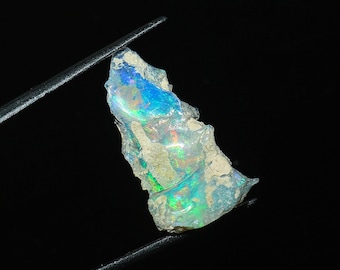 6.70 Carats AAA Quality Natural Raw Opal, Opal Rough, Opal Crystal, Ethiopian Opal, Fire Opal, Opal Rough Gemstone, Uncut Opal Raw 24x12mm