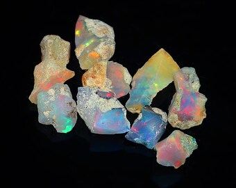 Mind-blowing AAA Opal Rough Lot, Opal Raw Gemstone, Natural Opal, Fire Opal, Opal Chip Welo Opal Rough Ethiopia Opal Raw Stone, Opal Crystal