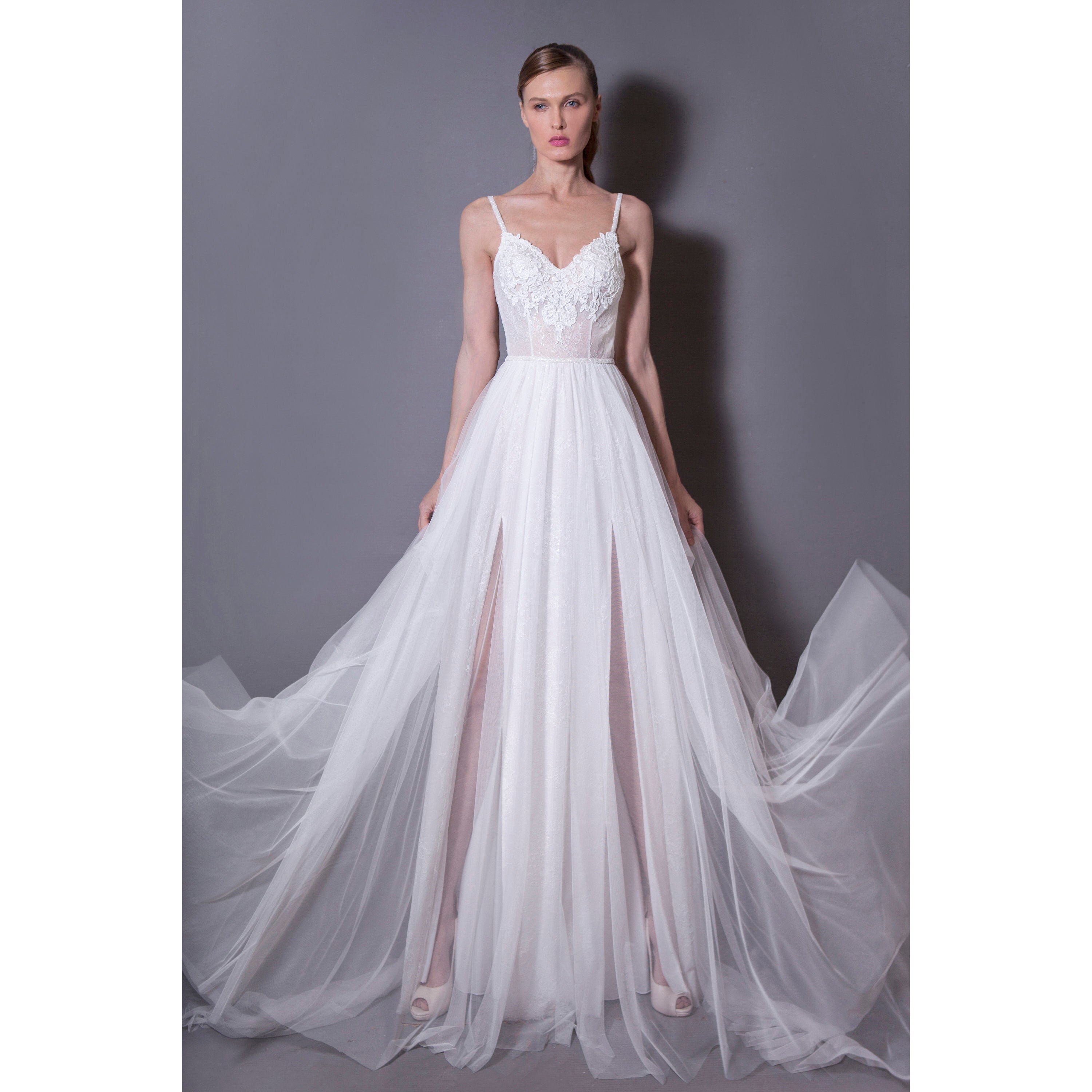 Beautiful Simply Detailed Wedding Dress 