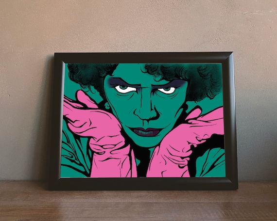 Pop Art Print Rocky Horror Portrait Drawing Movie Fan Art - Etsy