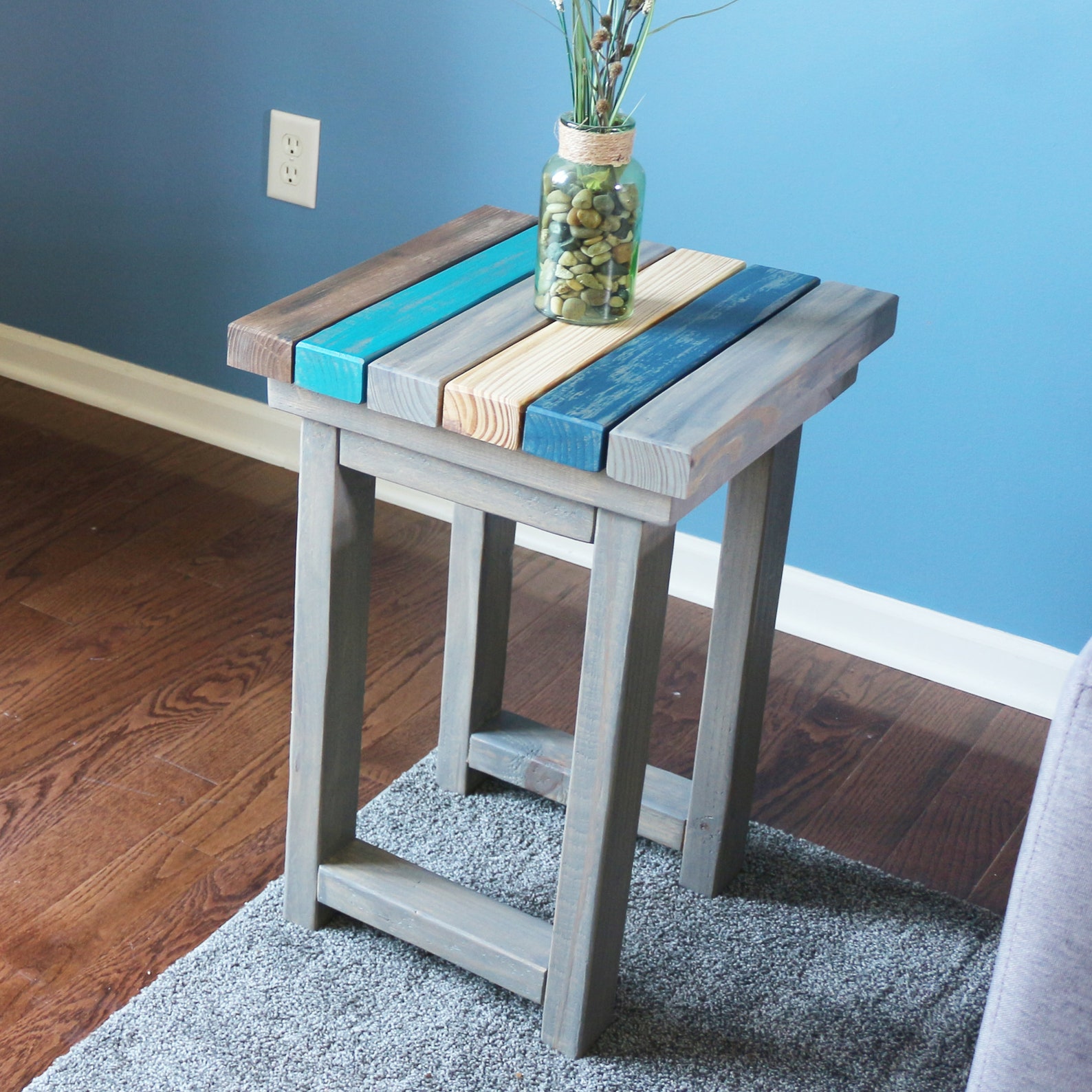 The Lake House End Table Etsy