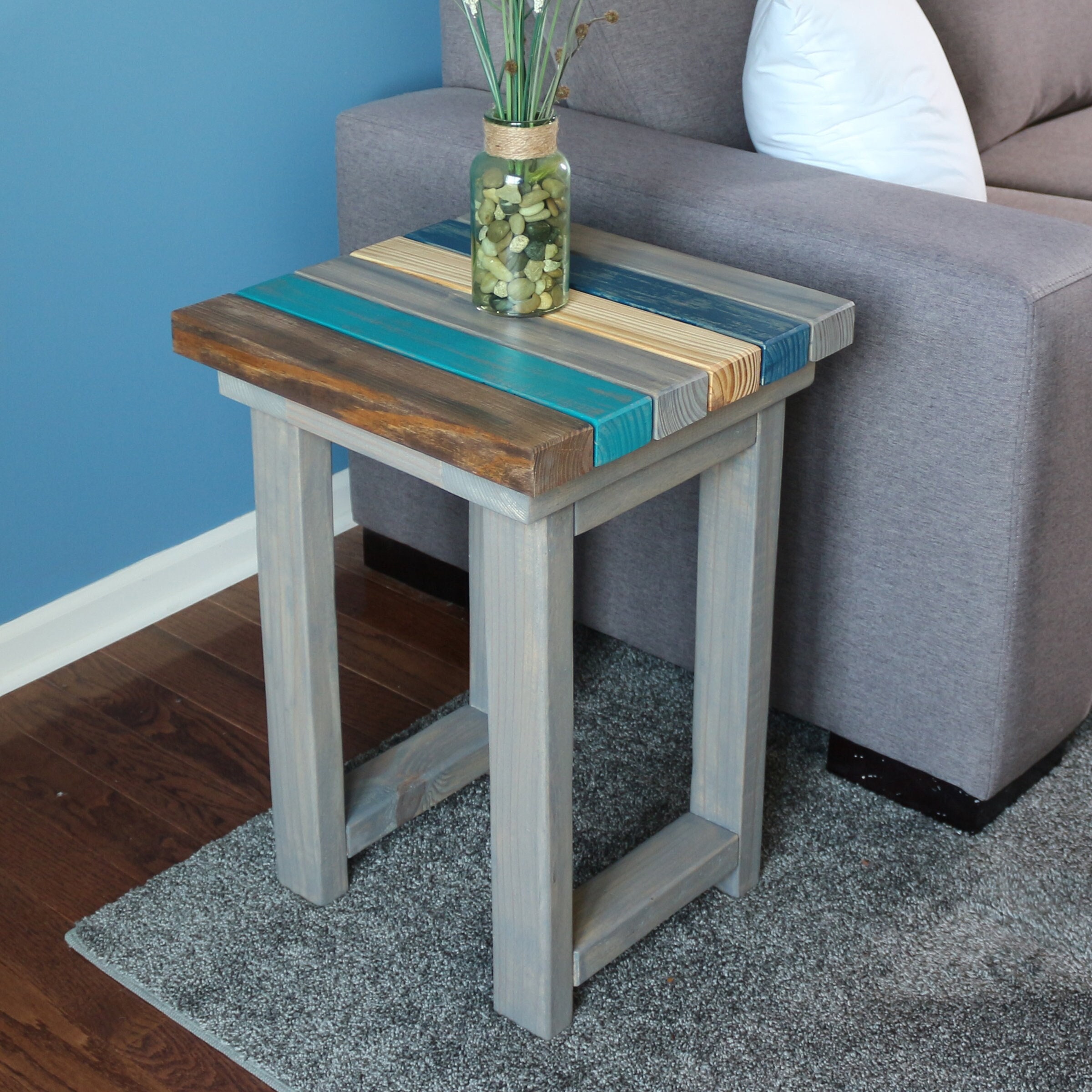 The Lake House End Table Etsy