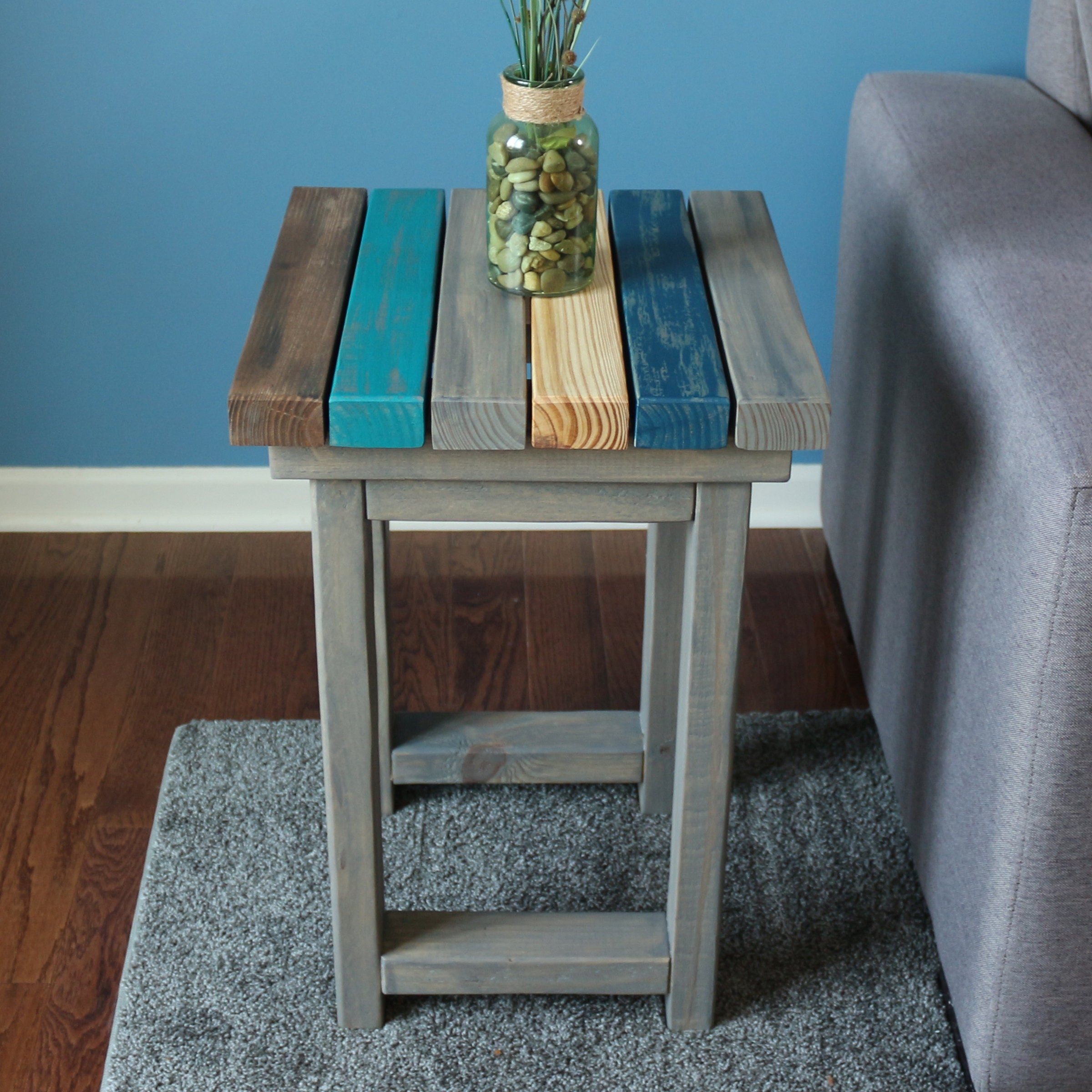 The Lake House End Table Etsy