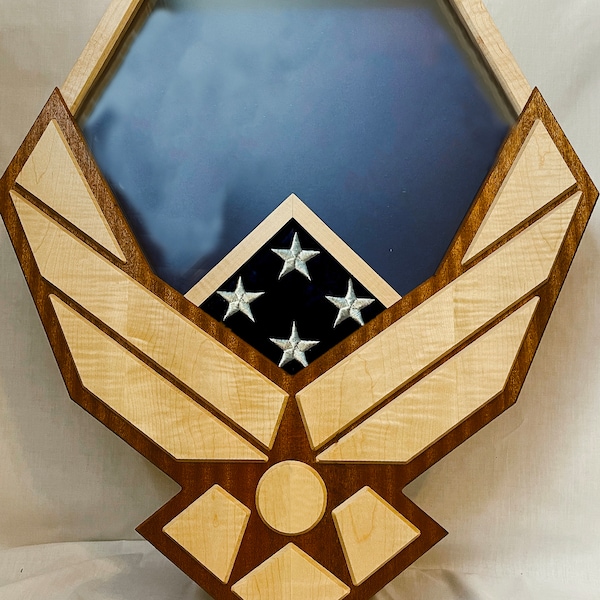 Military Shadow Box Air Force Etsy