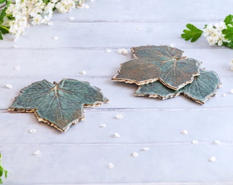 Ceramic Leaf Coaster