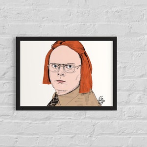 Dwight Schrute, as Meredith, The Office limited art prints. image 6