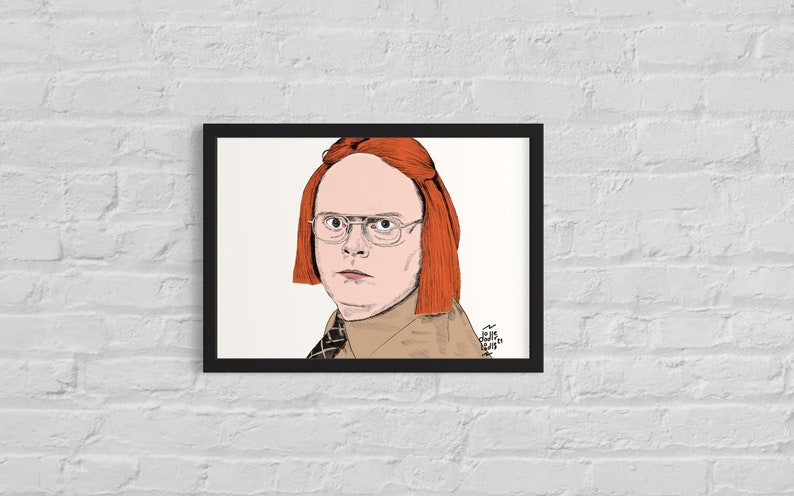 Dwight Schrute, as Meredith, The Office limited art prints. image 6