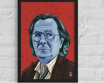 Jackson Lamb, Gary Oldman, Slow Horses, Limited art prints.