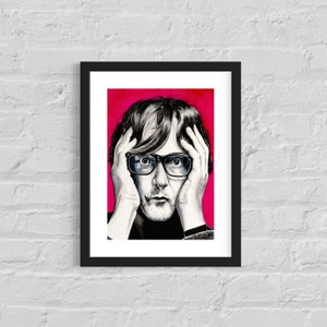 Jarvis Cocker, Limited Edition Art Prints, Pulp, Wall art, room decor.