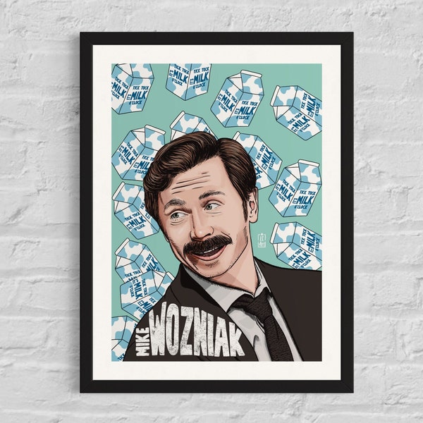 Mike Wozniak, Taskmaster, Graphic Art Print, Limited Edition, Numbered and Signed By The Artist, Wall Art, Room Decor, Gift.