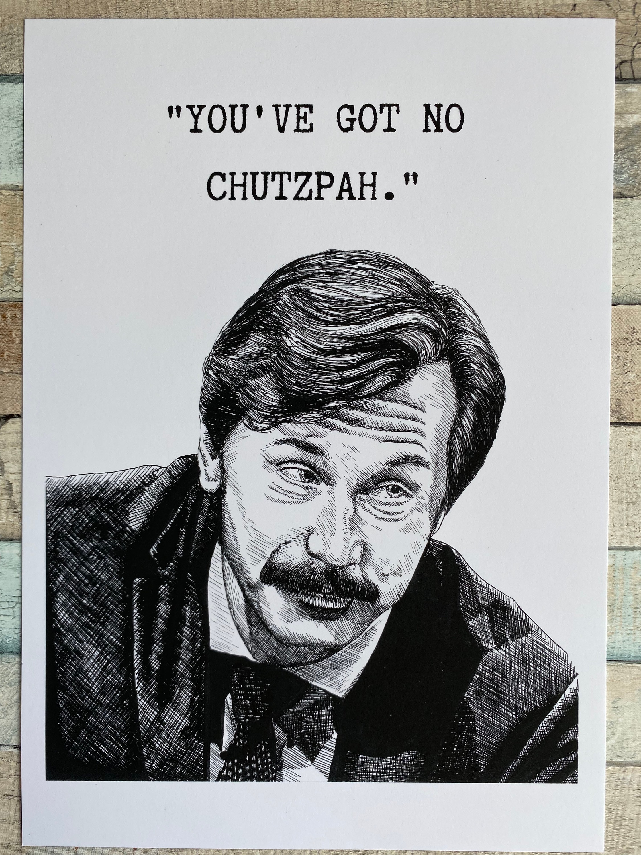 Chutzpah - Yiddish | Poster