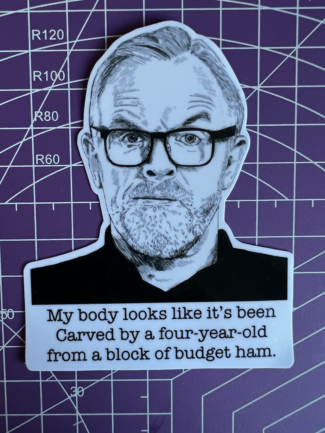 Greg Davies, Taskmaster, my Body Looks Like Its Been Carved By.. Vinyl ...