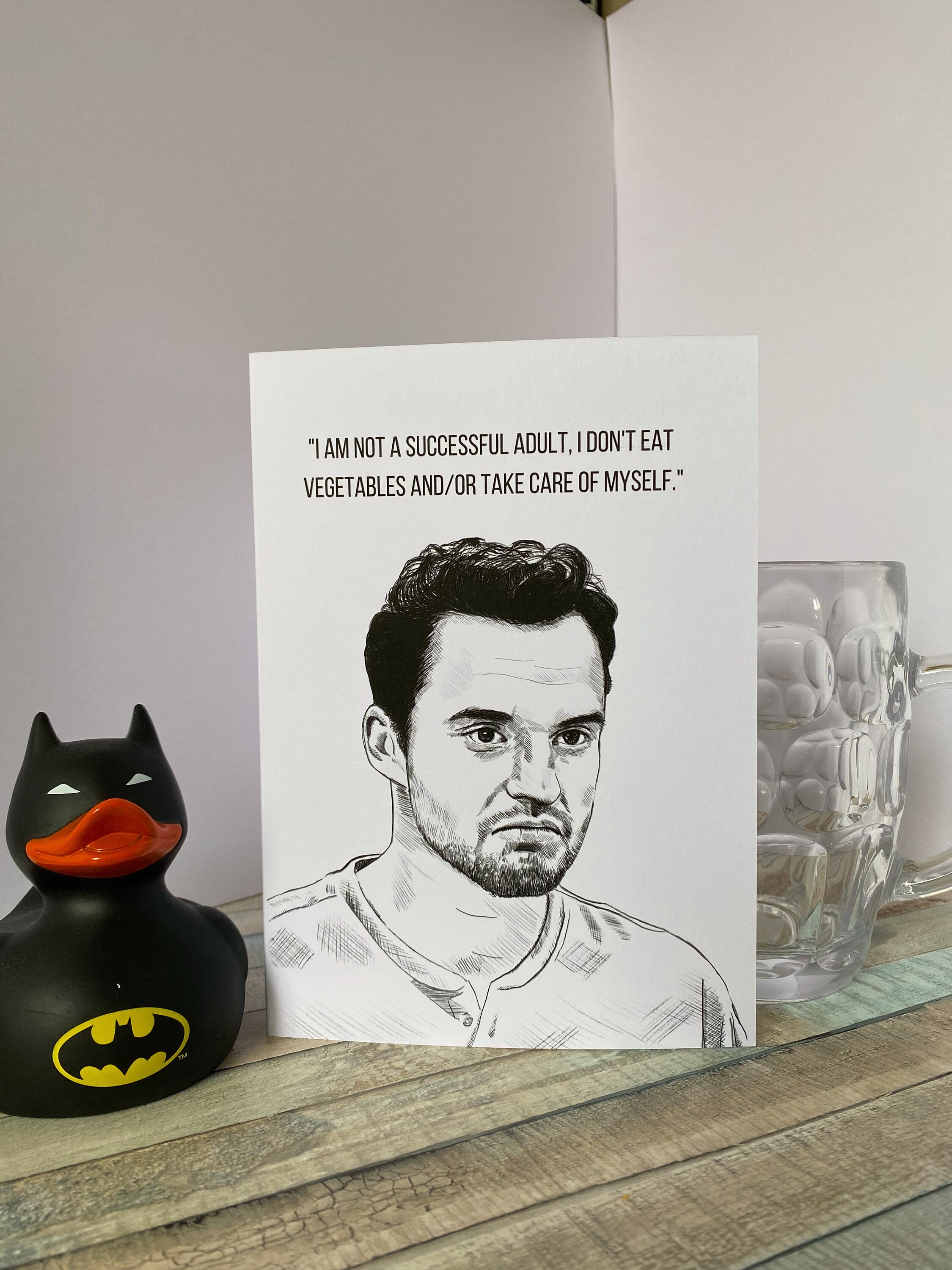 Nick Miller New Girl im Not a Successful Adult Blank Etsy UK