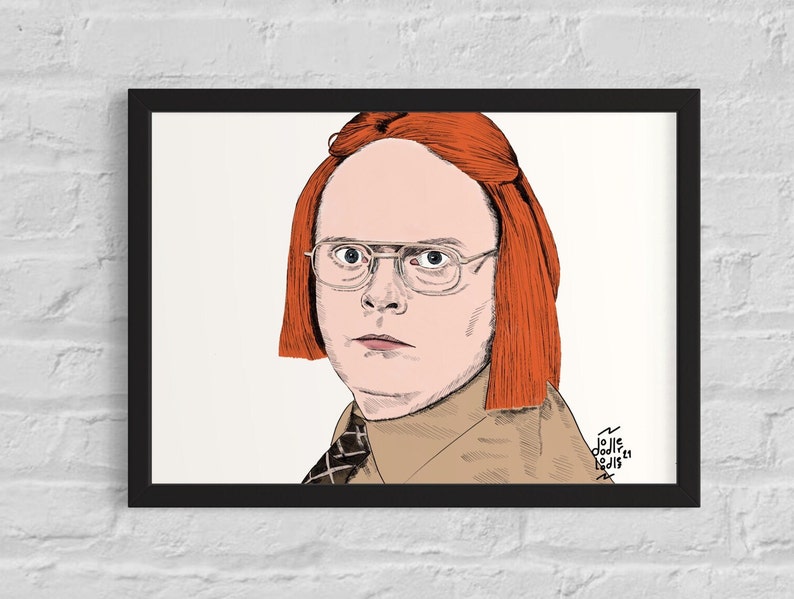 Dwight Schrute, as Meredith, The Office limited art prints. image 1